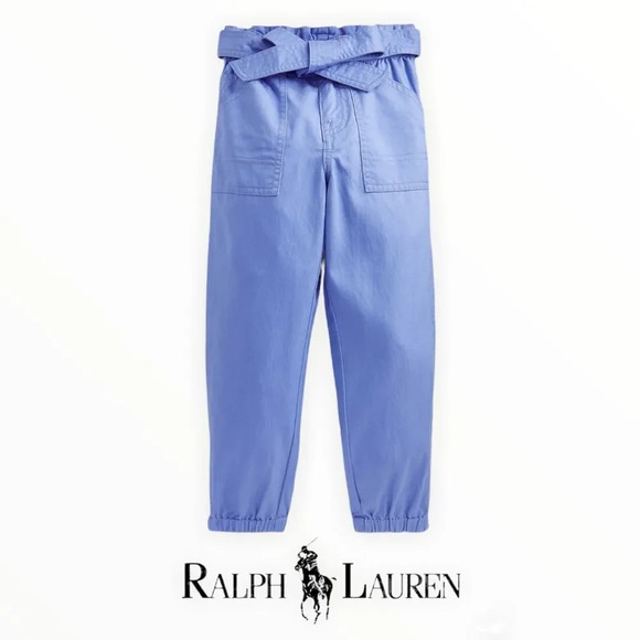 POLO RALPH LAUREN | Blue | Belted Cargo Jogger Pants - Picture 1 of 3